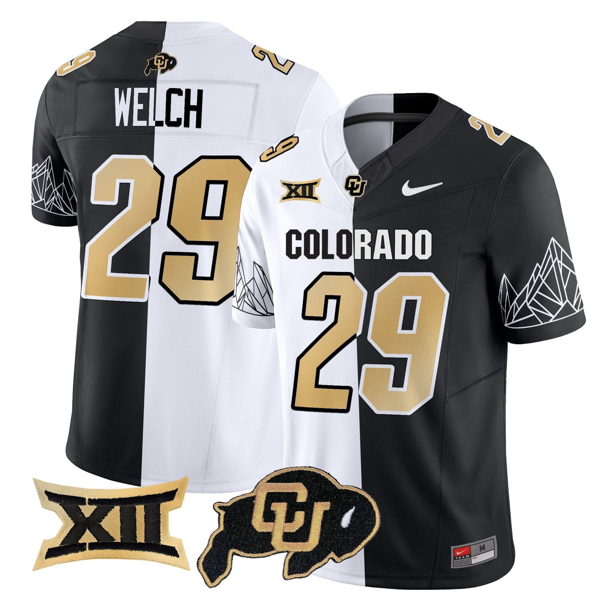 Colorado Buffaloes Vapor Limited Jersey V3 - Big 12 XII Patch