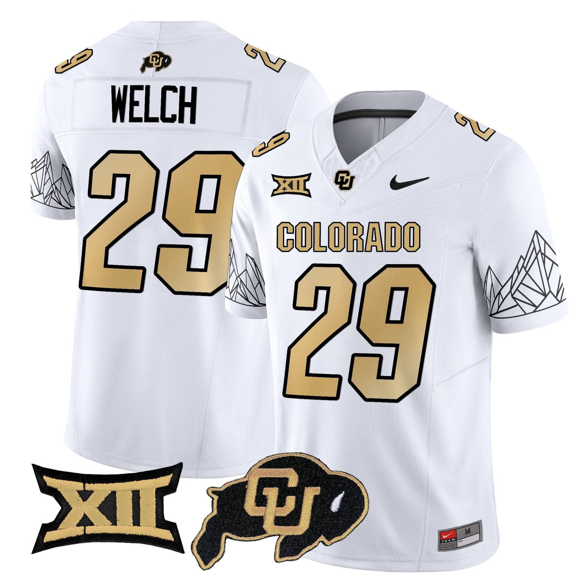 Colorado Buffaloes Vapor Limited Jersey V3 - Big 12 XII Patch