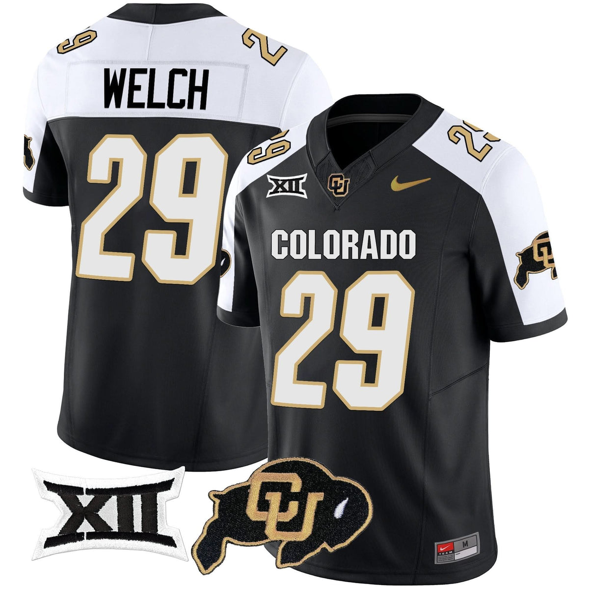 Colorado Buffaloes Vapor Limited Jersey V2 - Big 12 XII Patch