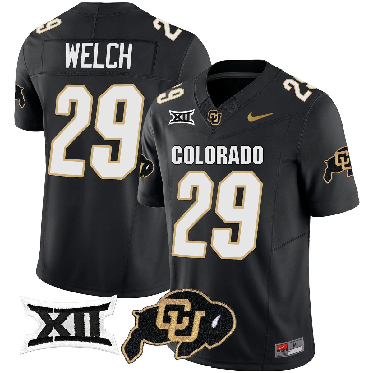 Colorado Buffaloes Vapor Limited Jersey V2 - Big 12 XII Patch