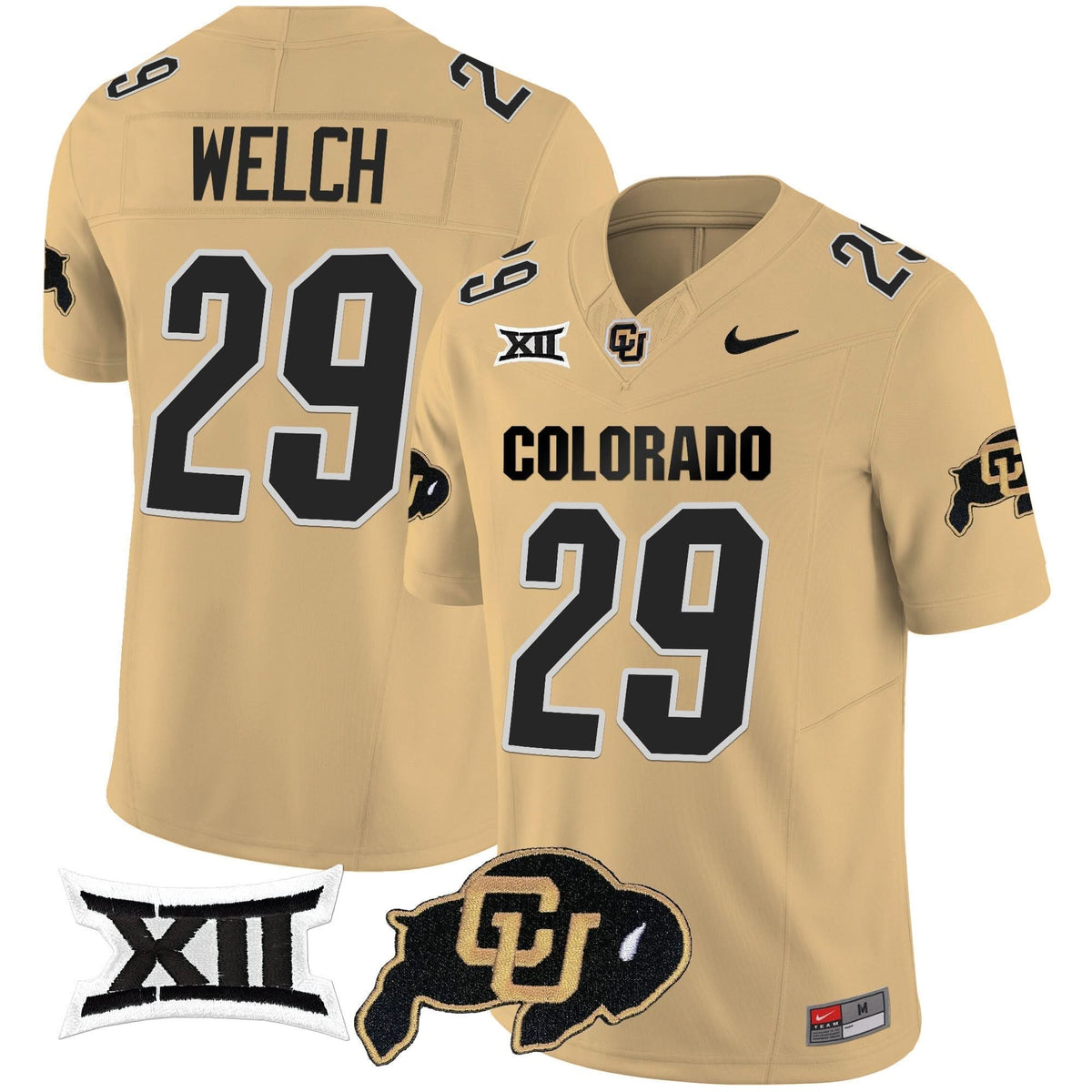 Colorado Buffaloes Vapor Limited Jersey V2 - Big 12 XII Patch