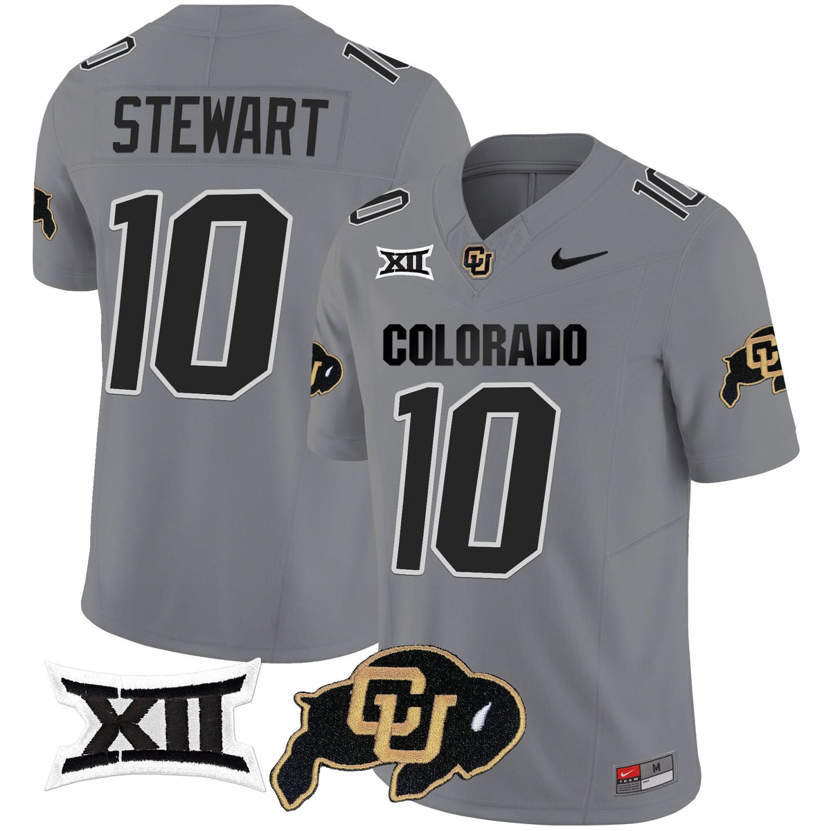 Colorado Buffaloes Vapor Limited Jersey V2 - Big 12 XII Patch