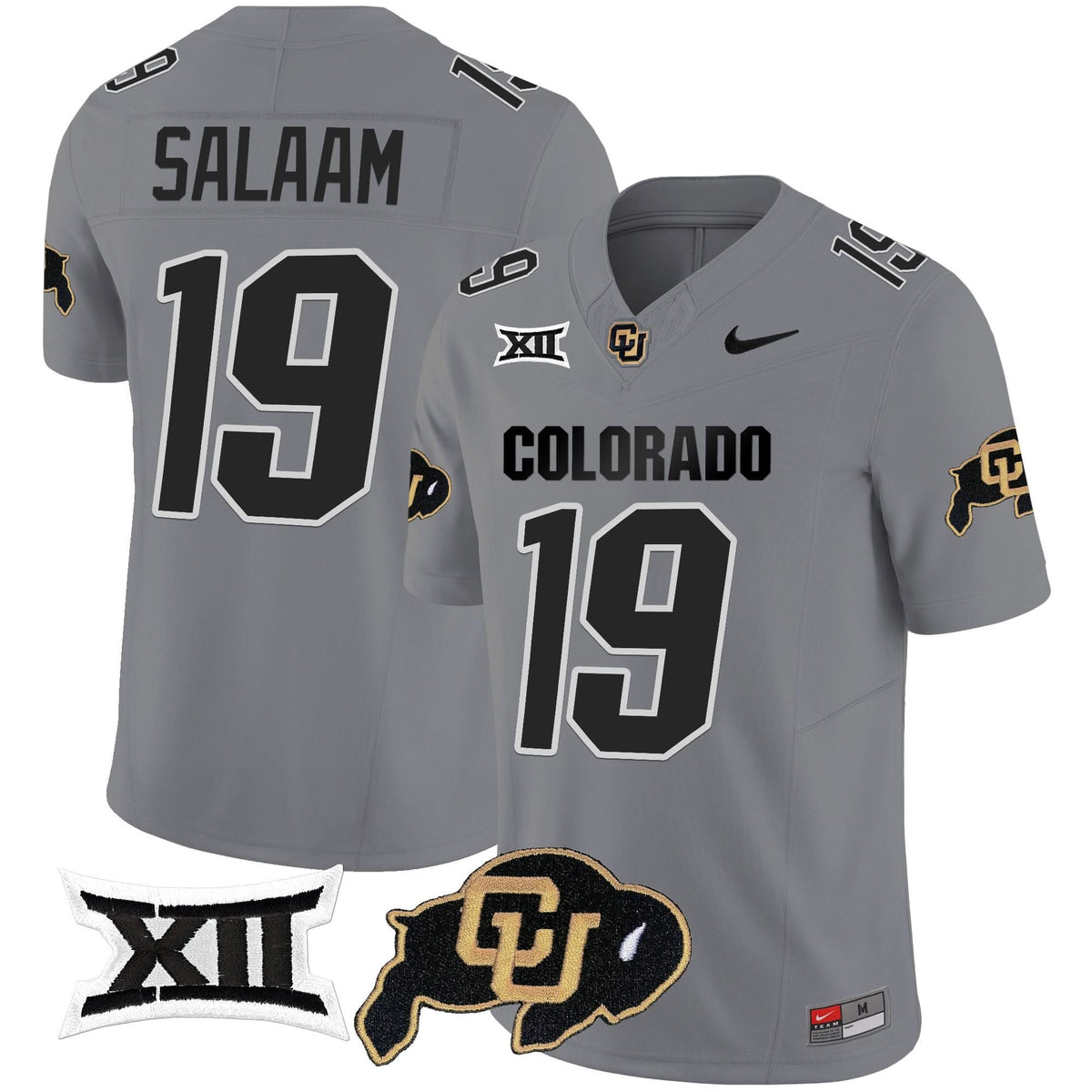 Colorado Buffaloes Vapor Limited Jersey V2 - Big 12 XII Patch