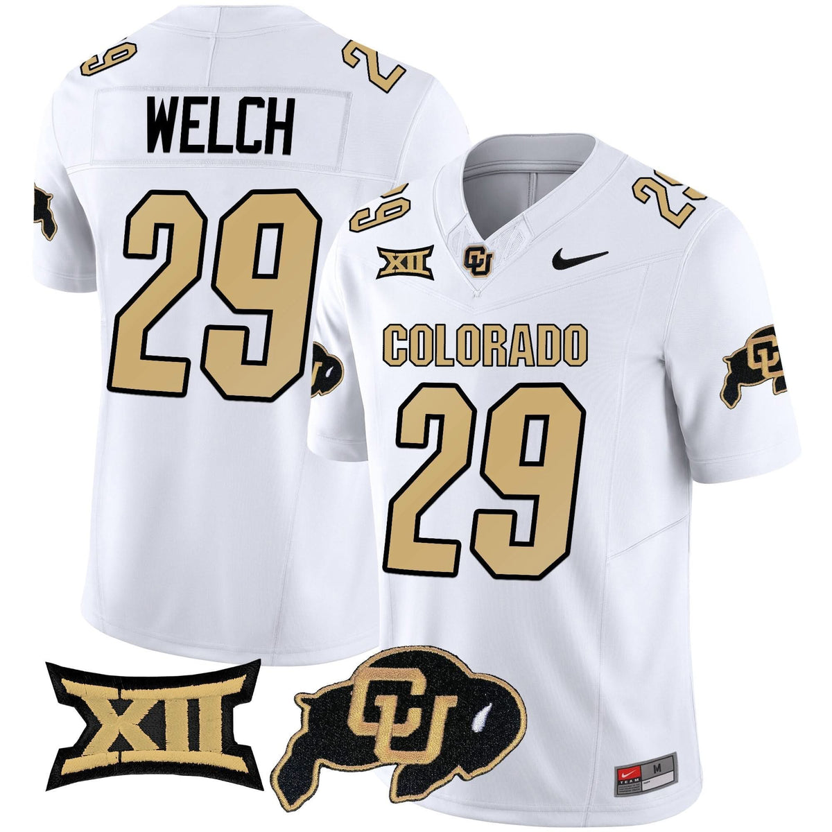 Colorado Buffaloes Vapor Limited Jersey V2 - Big 12 XII Patch