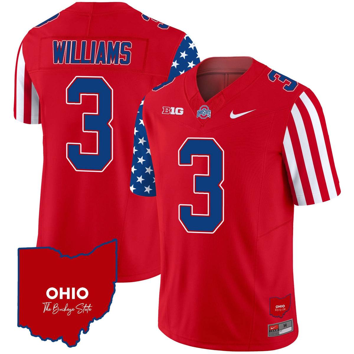 Ohio State Buckeyes American Style Vapor Limited Jersey