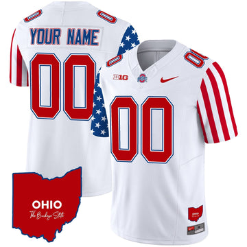 Ohio State Buckeyes American Style Vapor Limited Custom Jersey