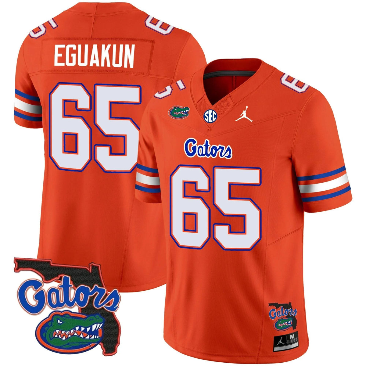 Florida Gators 2023 Vapor Limited Jersey - Florida Map