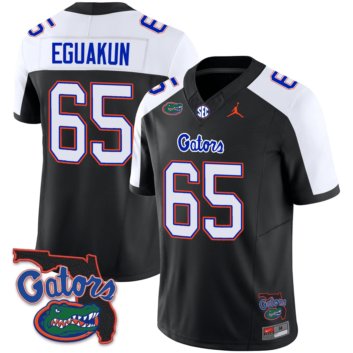 Florida Gators 2023 Vapor Limited Jersey - Florida Map