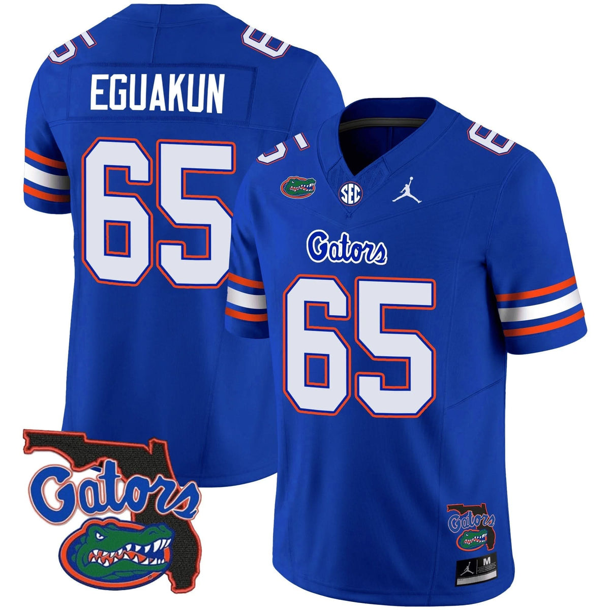 Florida Gators 2023 Vapor Limited Jersey - Florida Map