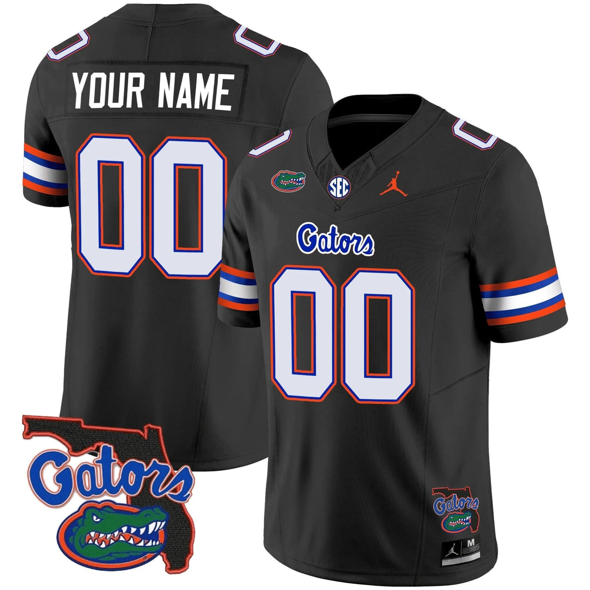 Florida Gators 2023 Vapor Limited Custom Jersey - Florida Map