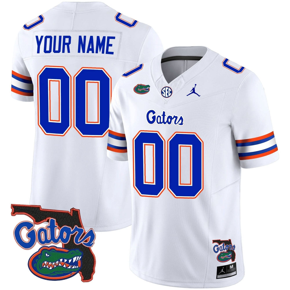 Florida Gators 2023 Vapor Limited Custom Jersey - Florida Map