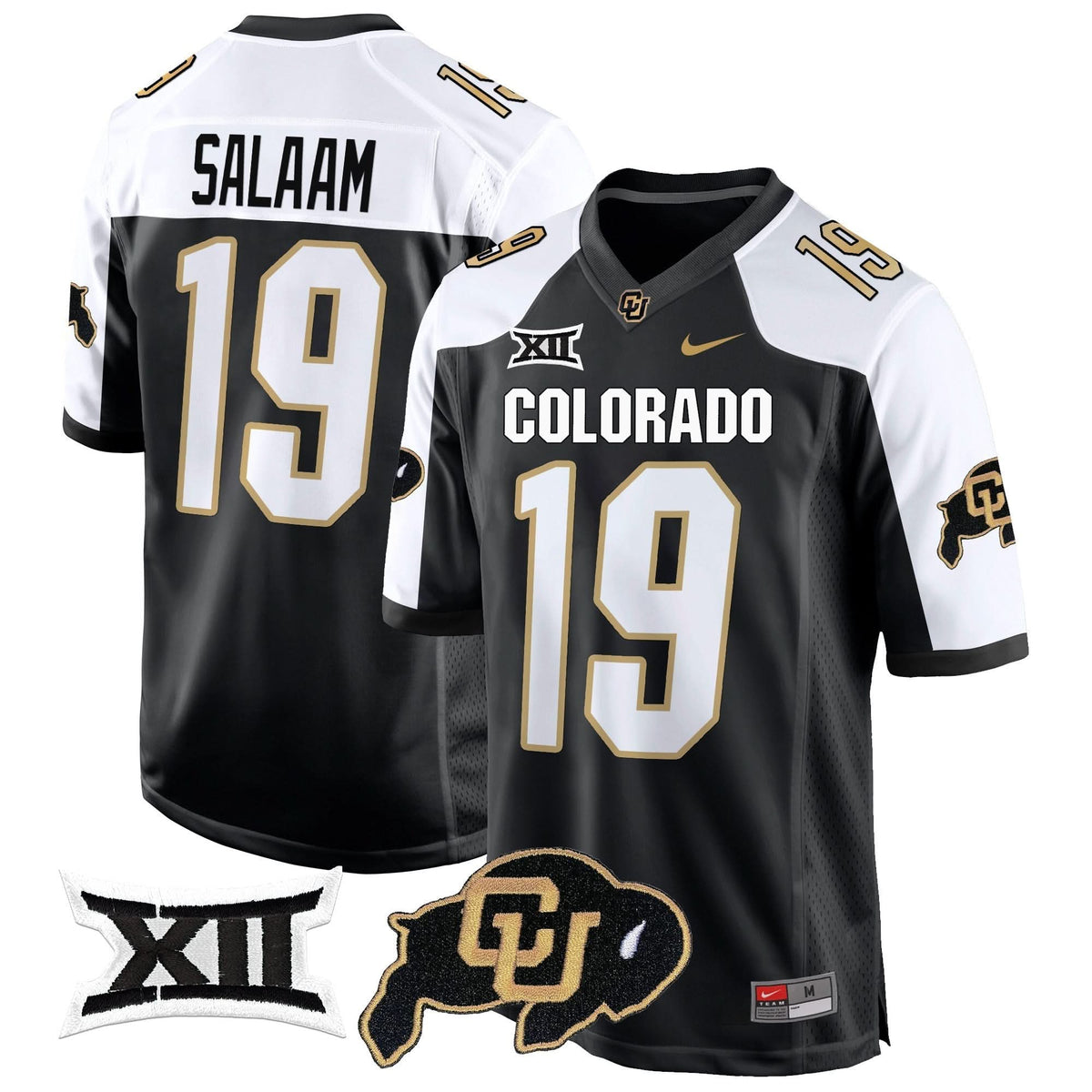 Colorado Buffaloes Big 12 XII Patch Game Jersey V2