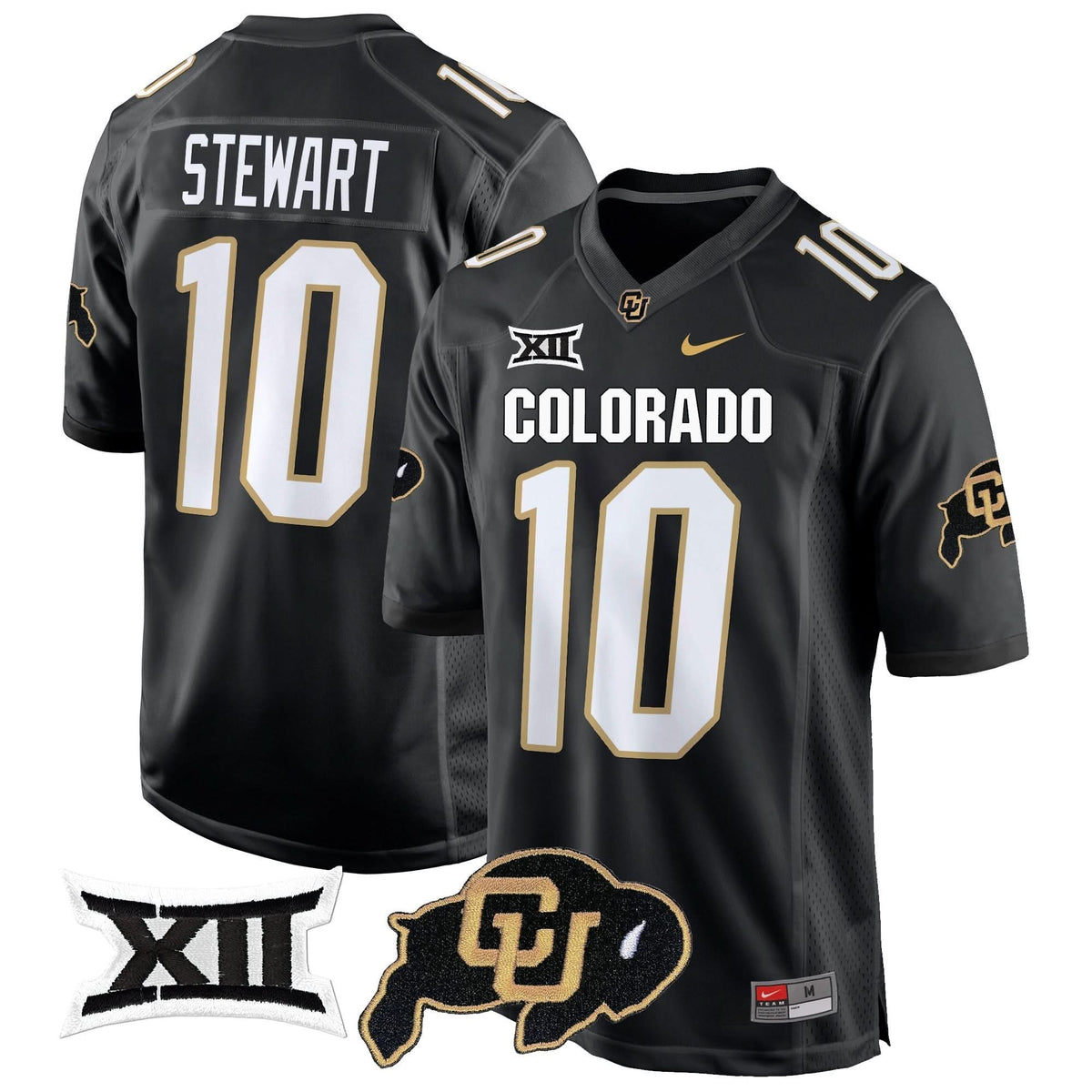 Colorado Buffaloes Big 12 XII Patch Game Jersey V2