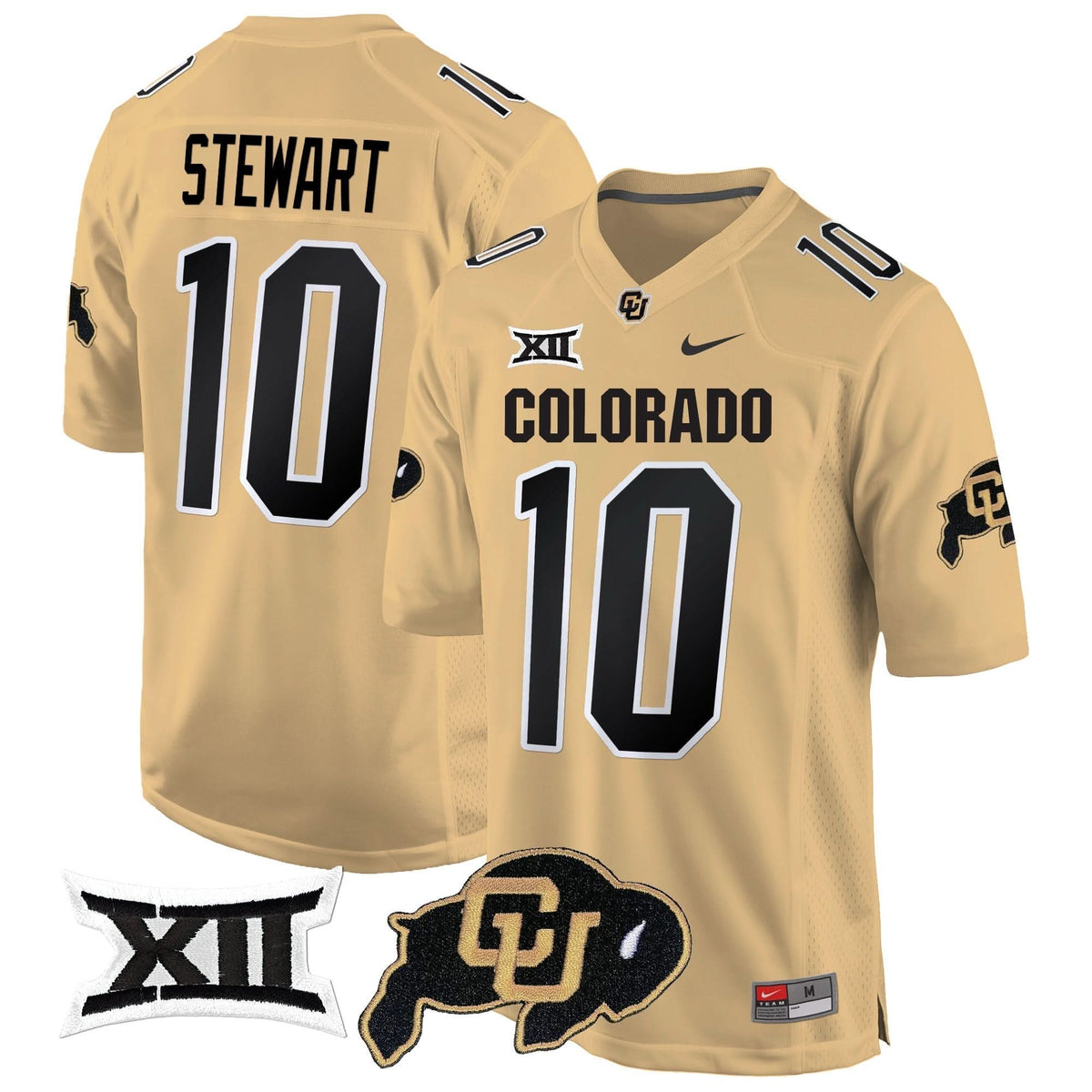 Colorado Buffaloes Big 12 XII Patch Game Jersey V2