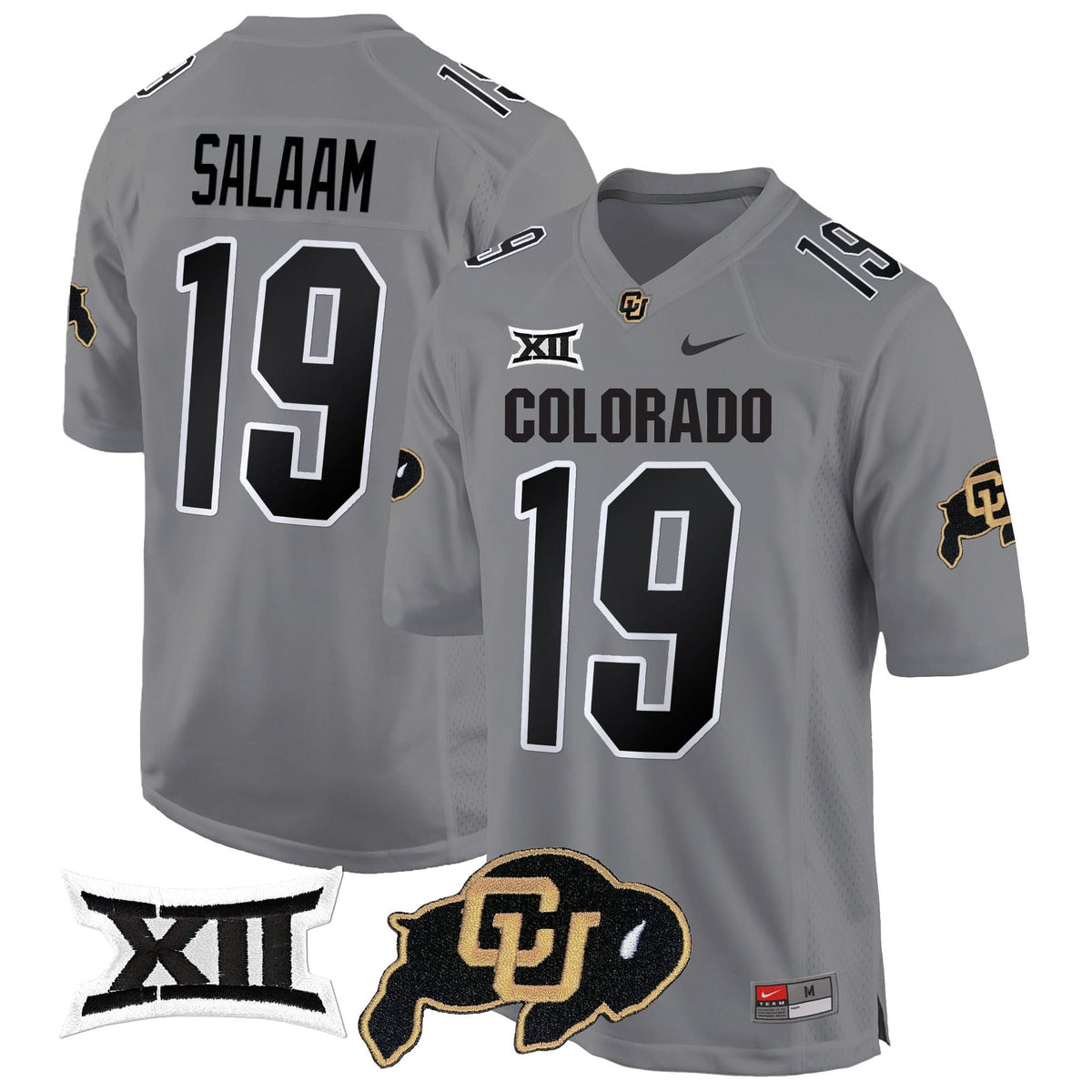 Colorado Buffaloes Big 12 XII Patch Game Jersey V2