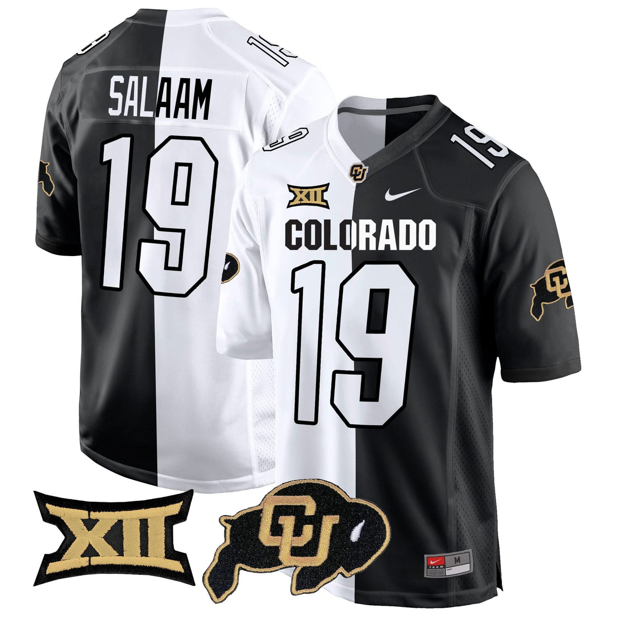 Colorado Buffaloes Big 12 XII Patch Game Jersey V2