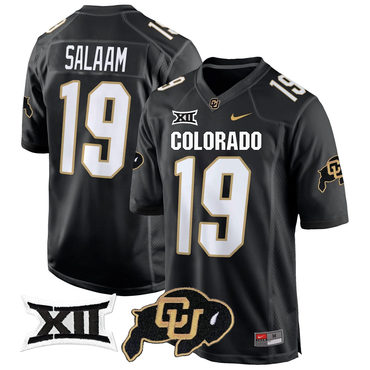 Colorado Buffaloes Big 12 XII Patch Game Jersey V2