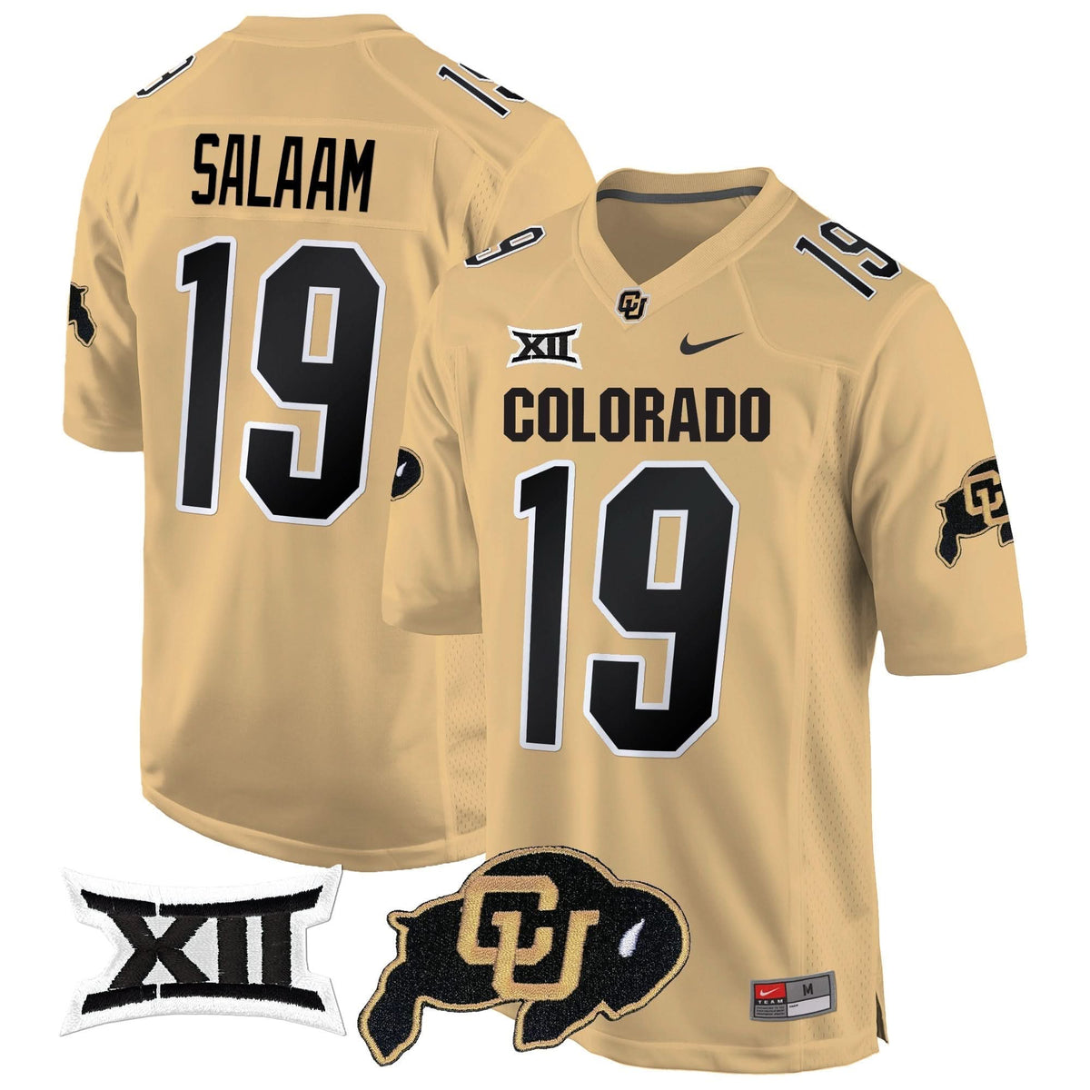 Colorado Buffaloes Big 12 XII Patch Game Jersey V2