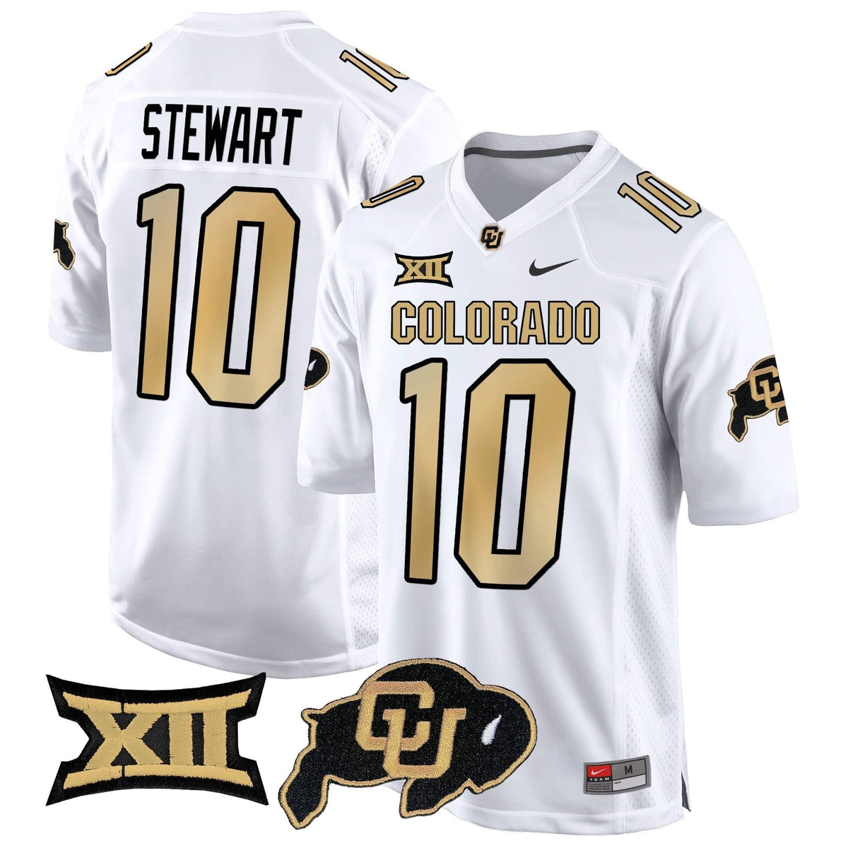 Colorado Buffaloes Big 12 XII Patch Game Jersey V2