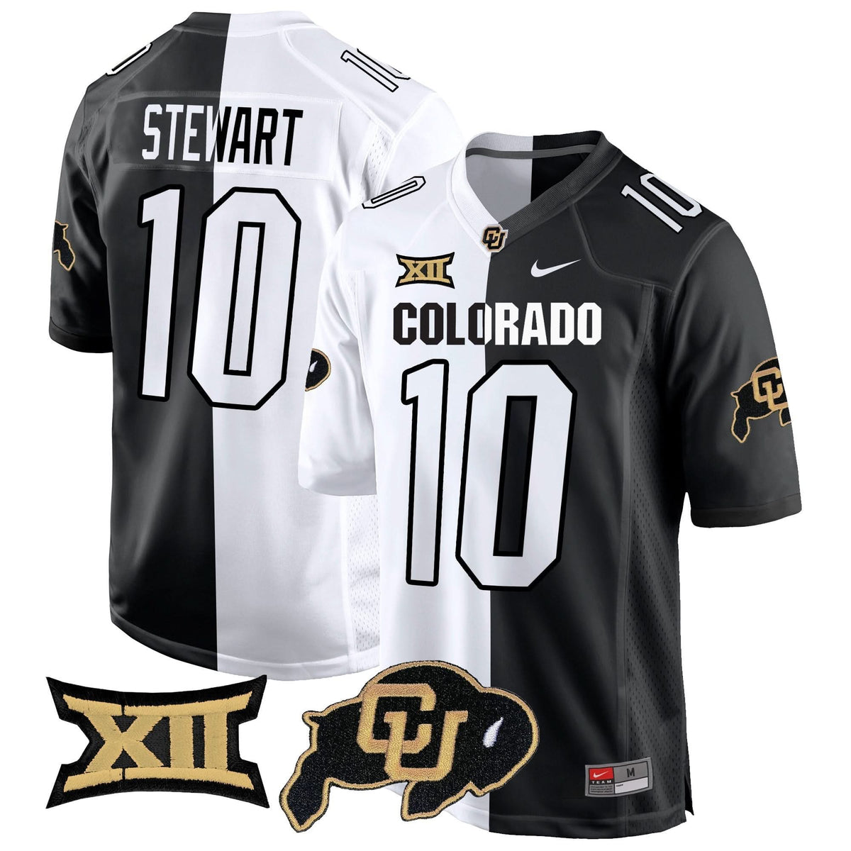 Colorado Buffaloes Big 12 XII Patch Game Jersey V2