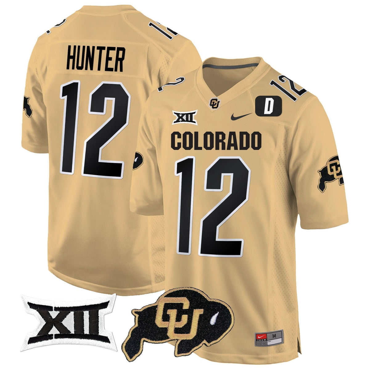 Colorado Buffaloes Big 12 XII Patch Game Jersey V2
