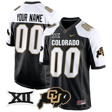 Colorado Buffaloes Big 12 XII Patch Game Custom Jersey V2