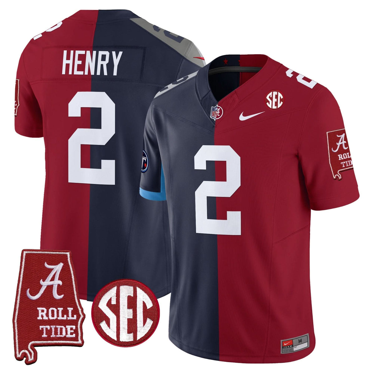 Alabama Crimson Tide Split Vapor Limited Jersey
