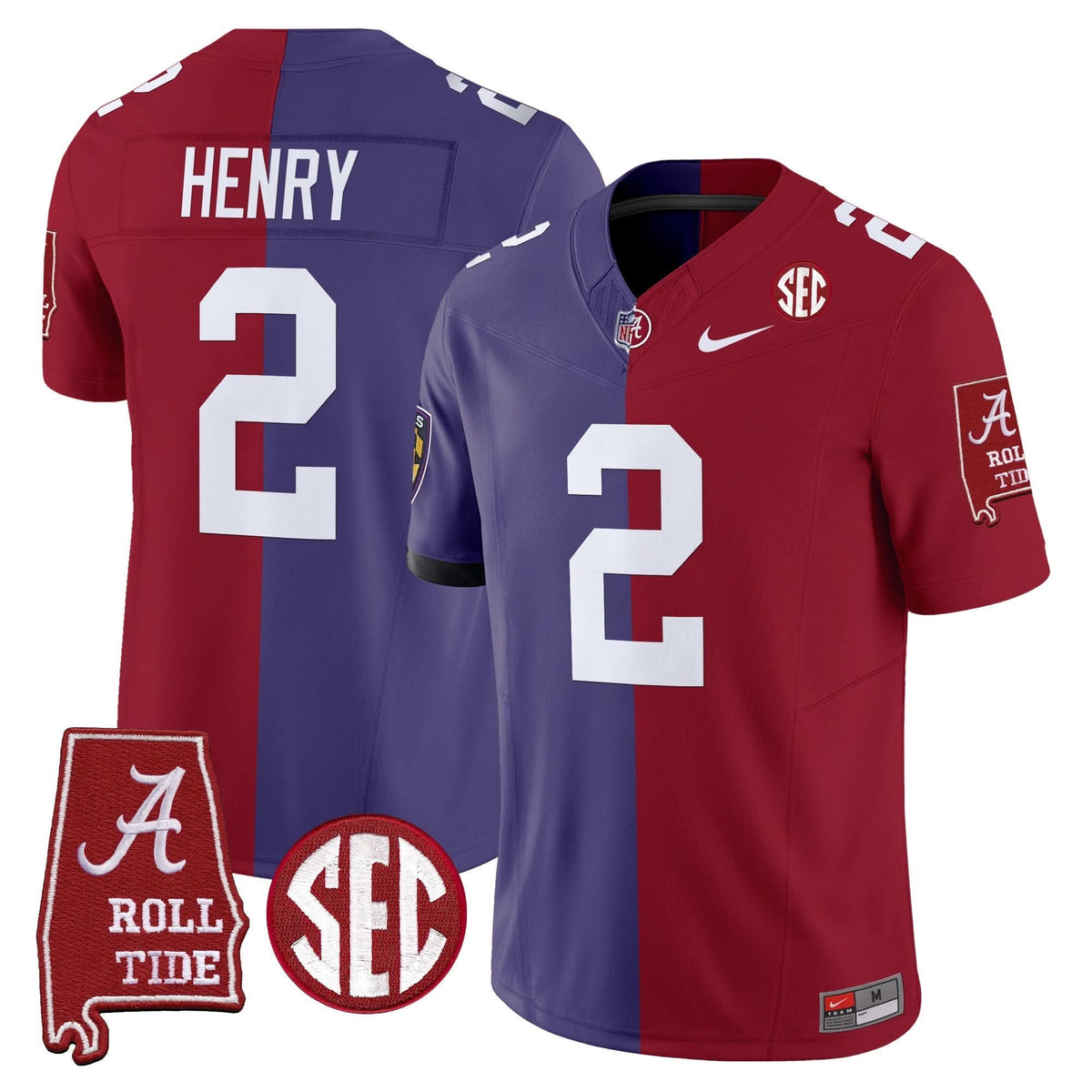 Alabama Crimson Tide Split Vapor Limited Jersey