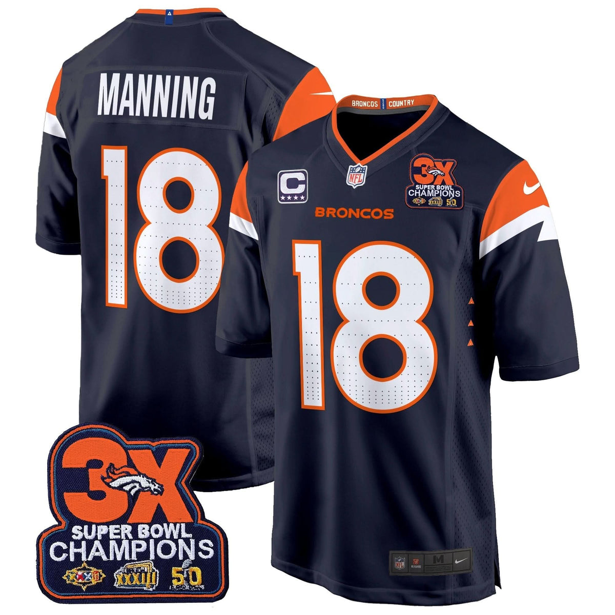 DB 3-Time Champions Patch Game Jersey - Al Stitched-Cuztomshoes