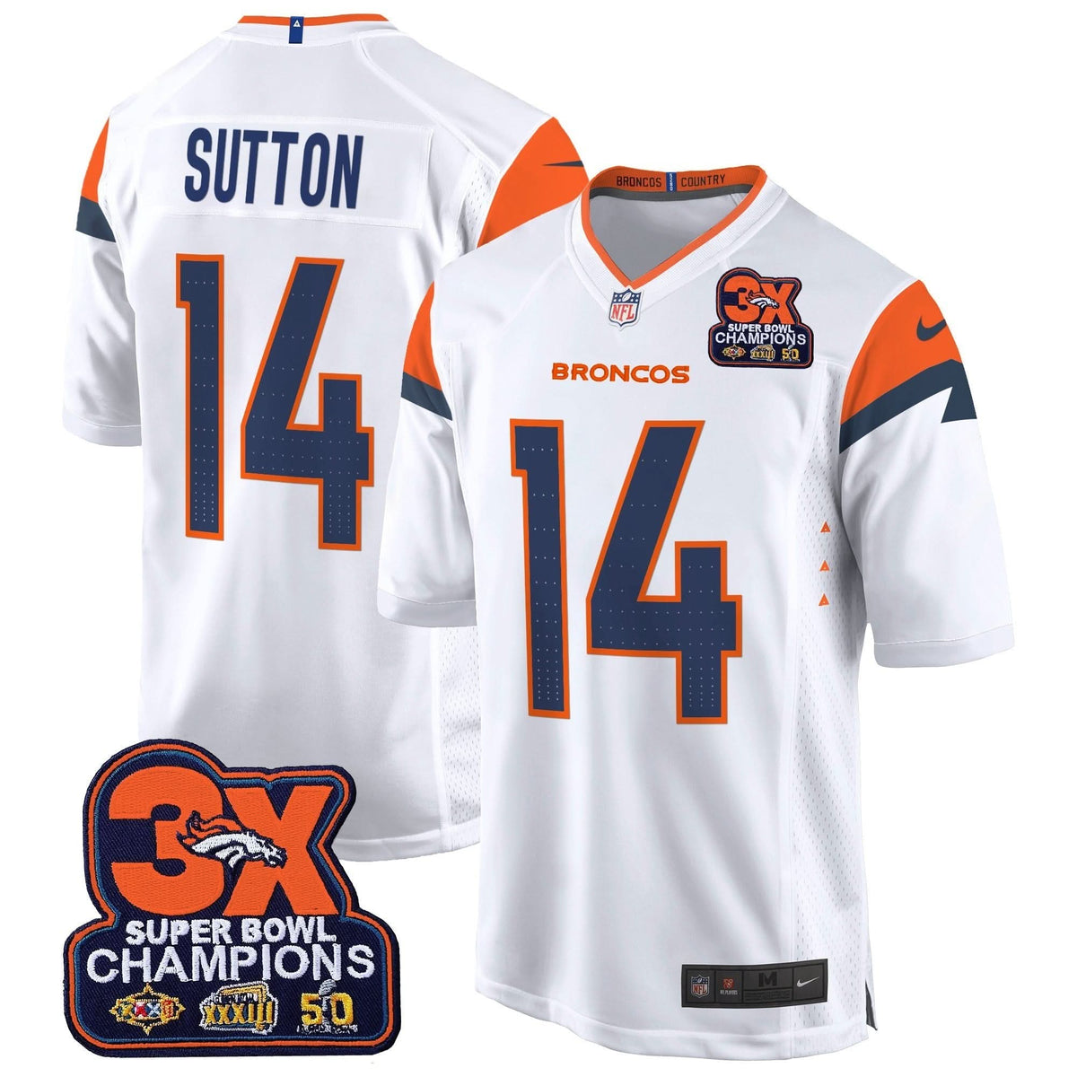 DB 3-Time Champions Patch Game Jersey - Al Stitched-Cuztomshoes