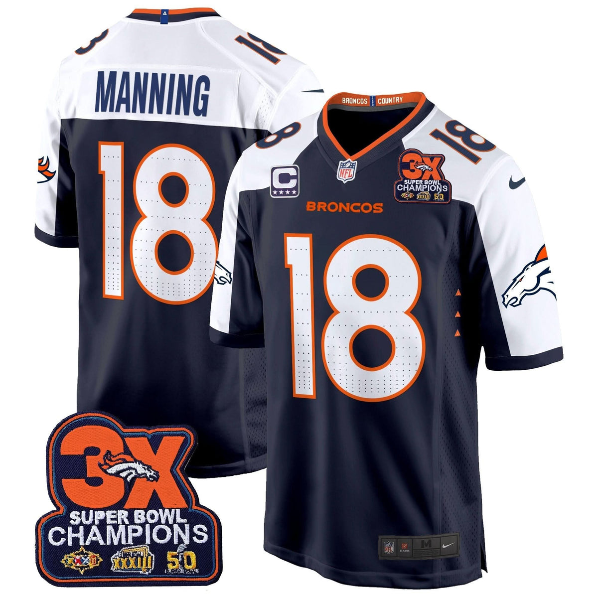 DB 3-Time Champions Patch Game Jersey - Al Stitched-Cuztomshoes
