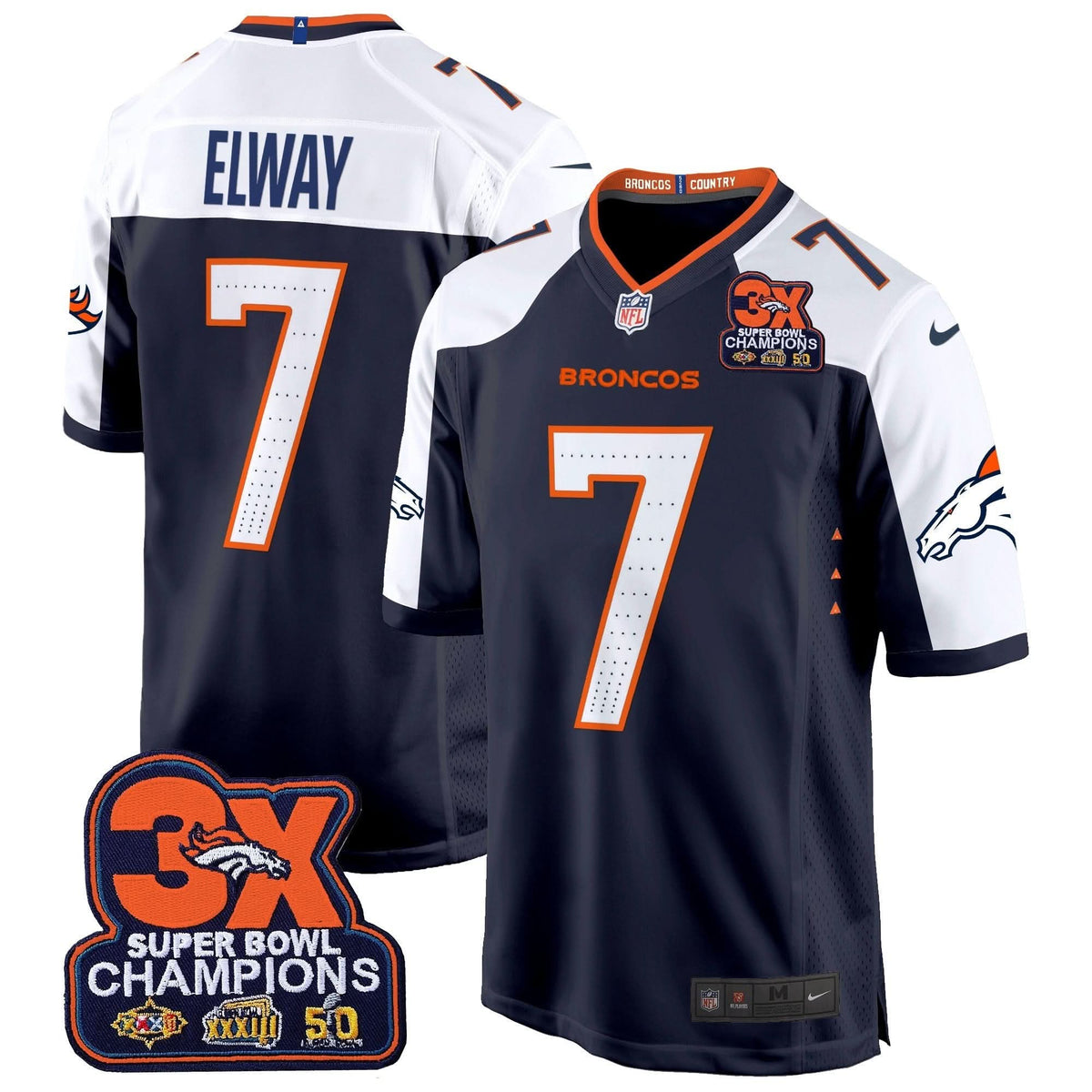 DB 3-Time Champions Patch Game Jersey - Al Stitched-Cuztomshoes