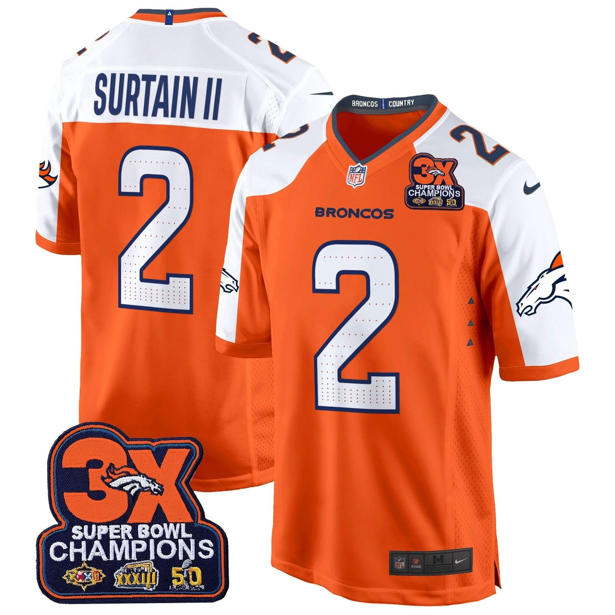 DB 3-Time Champions Patch Game Jersey - Al Stitched-Cuztomshoes