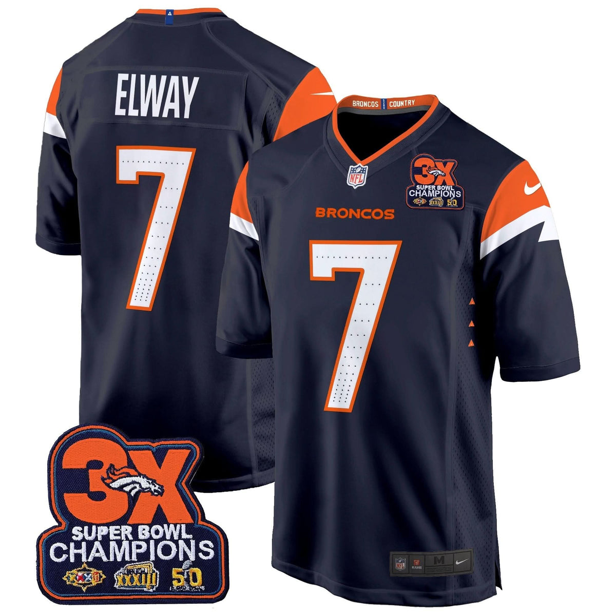 DB 3-Time Champions Patch Game Jersey - Al Stitched-Cuztomshoes