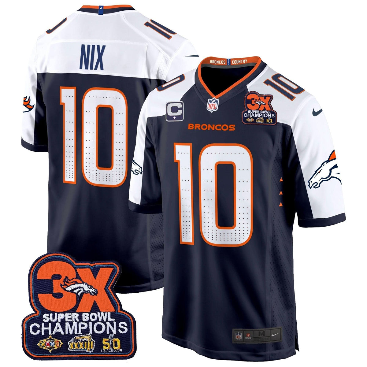 DB 3-Time Champions Patch Game Jersey - Al Stitched-Cuztomshoes