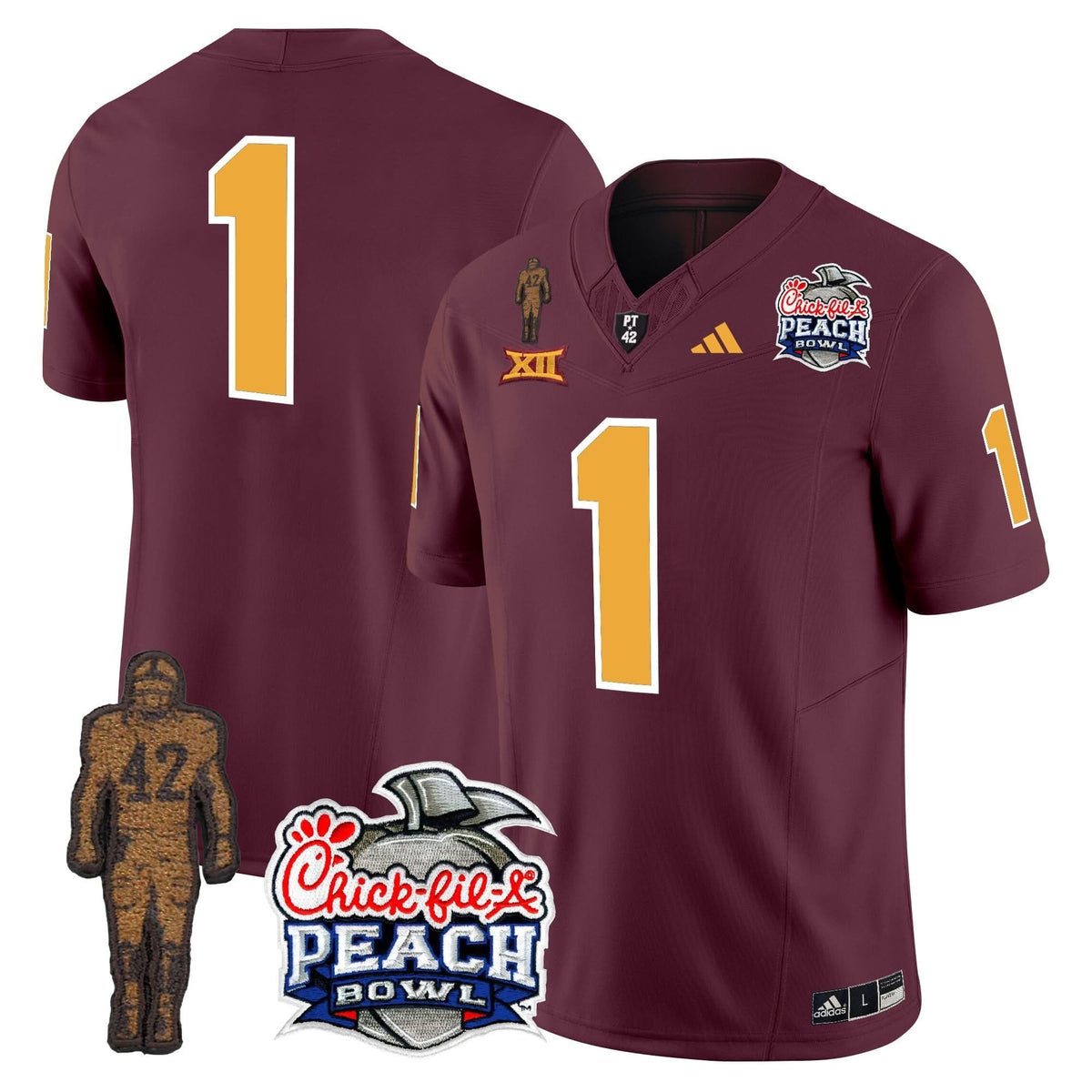 San Diego Padres Pat Tillman & Peach Bowl Patch Vapor Limited Jersey