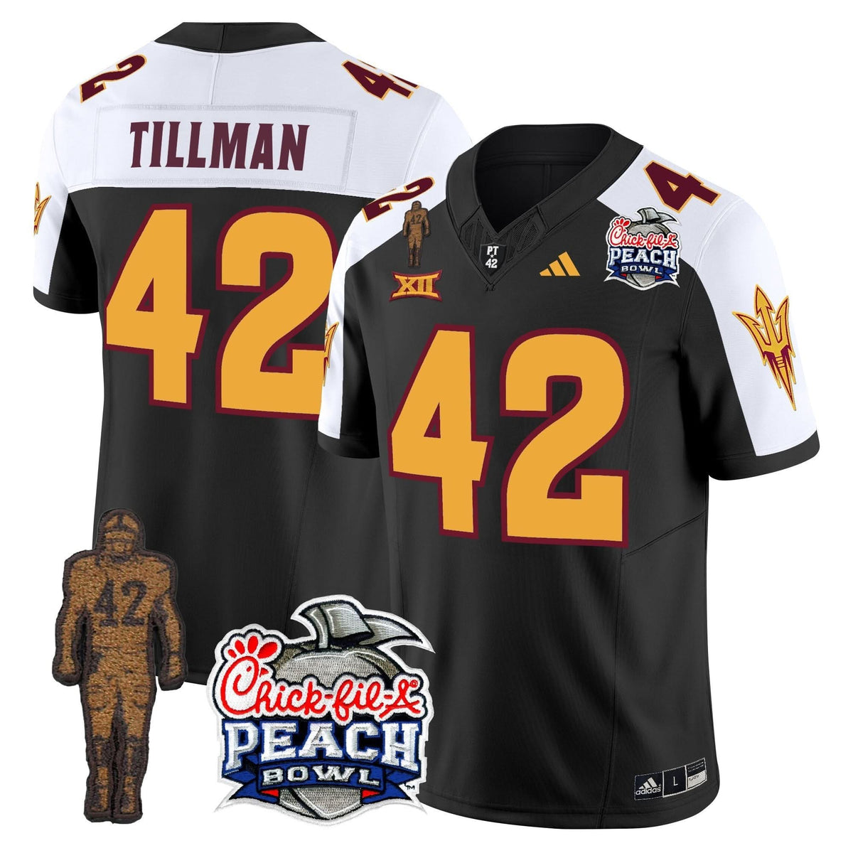 San Diego Padres Pat Tillman & Peach Bowl Patch Vapor Limited Jersey