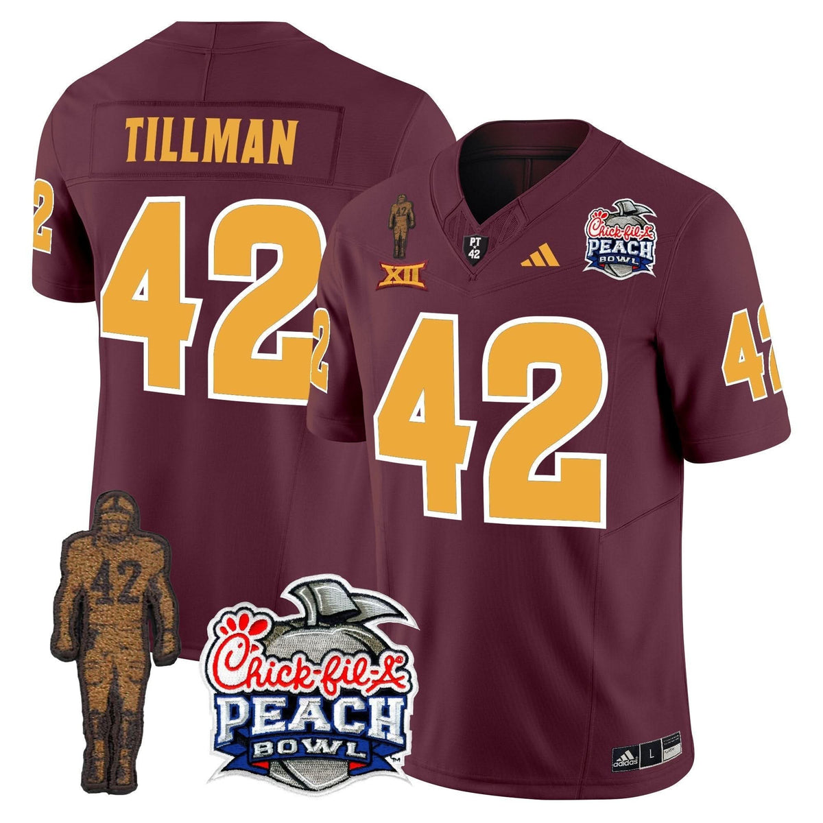 San Diego Padres Pat Tillman & Peach Bowl Patch Vapor Limited Jersey
