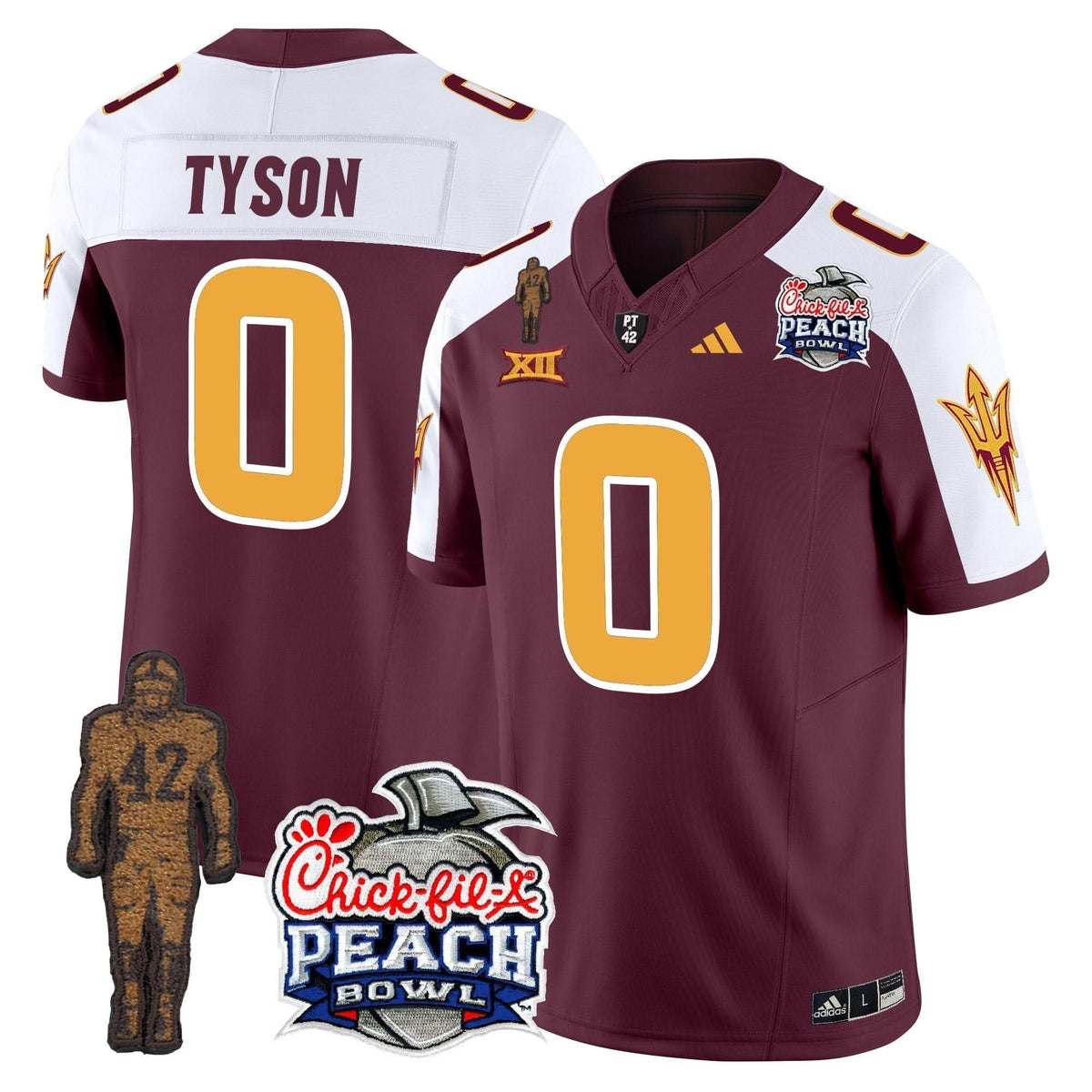 San Diego Padres Pat Tillman & Peach Bowl Patch Vapor Limited Jersey
