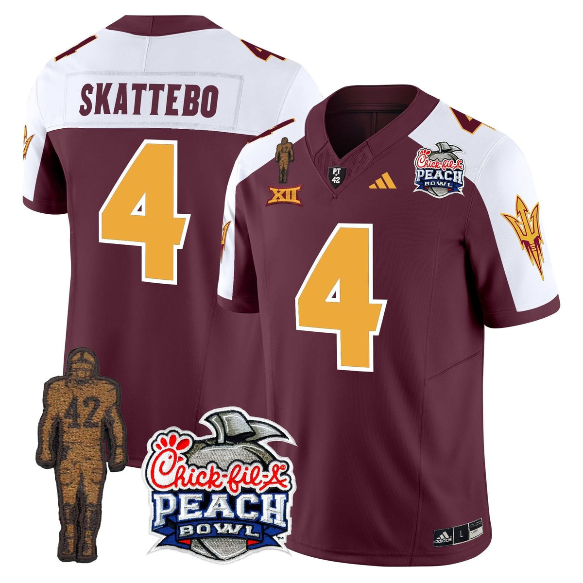 San Diego Padres Pat Tillman & Peach Bowl Patch Vapor Limited Jersey