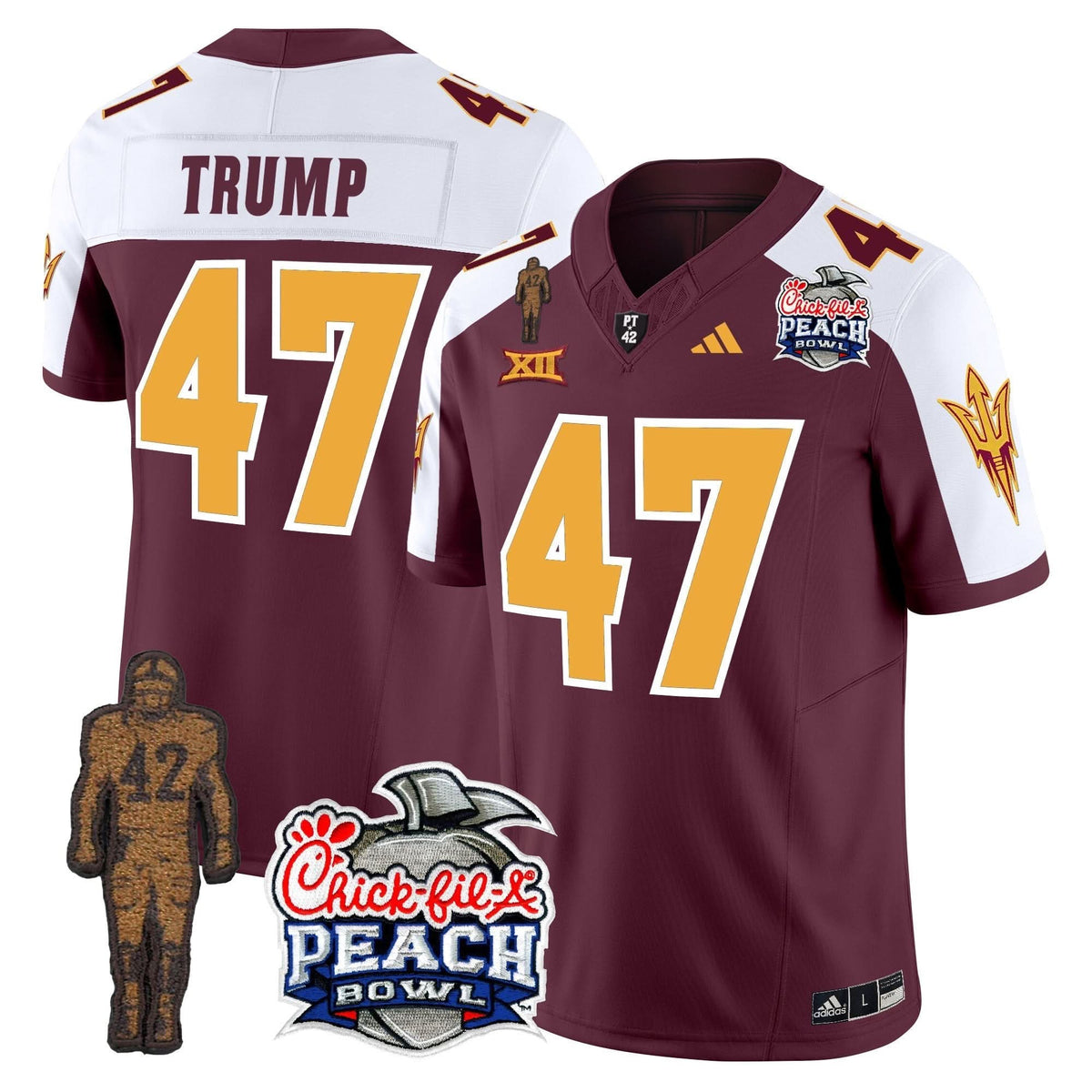 San Diego Padres Pat Tillman & Peach Bowl Patch Vapor Limited Jersey
