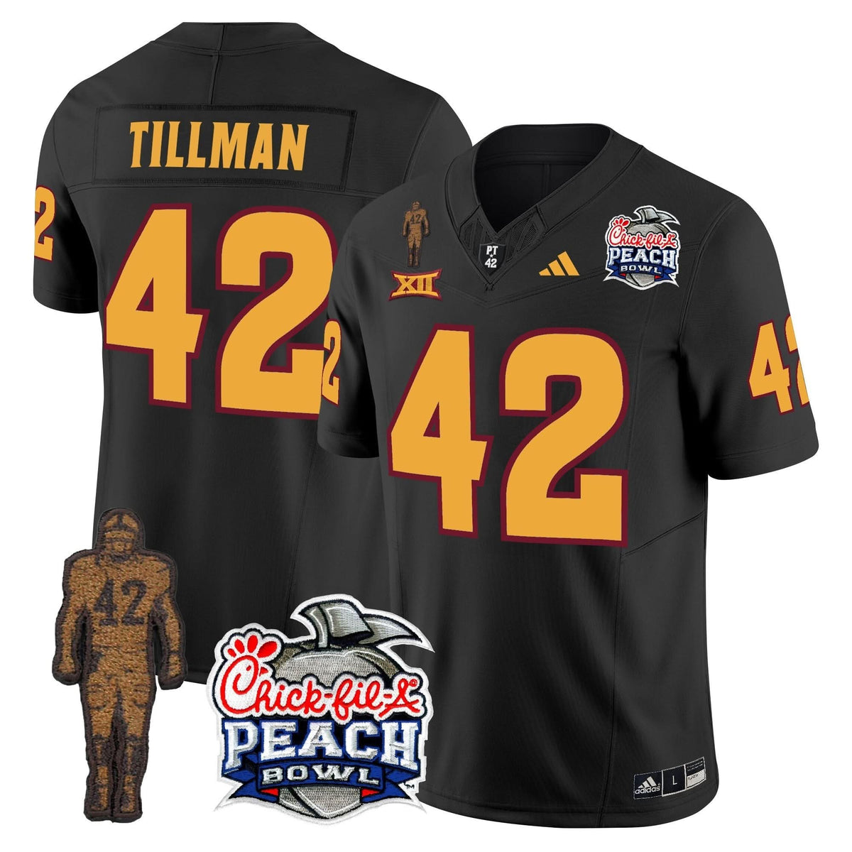 San Diego Padres Pat Tillman & Peach Bowl Patch Vapor Limited Jersey