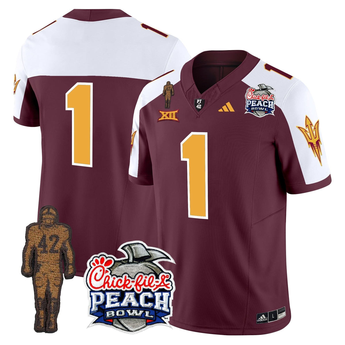San Diego Padres Pat Tillman & Peach Bowl Patch Vapor Limited Jersey