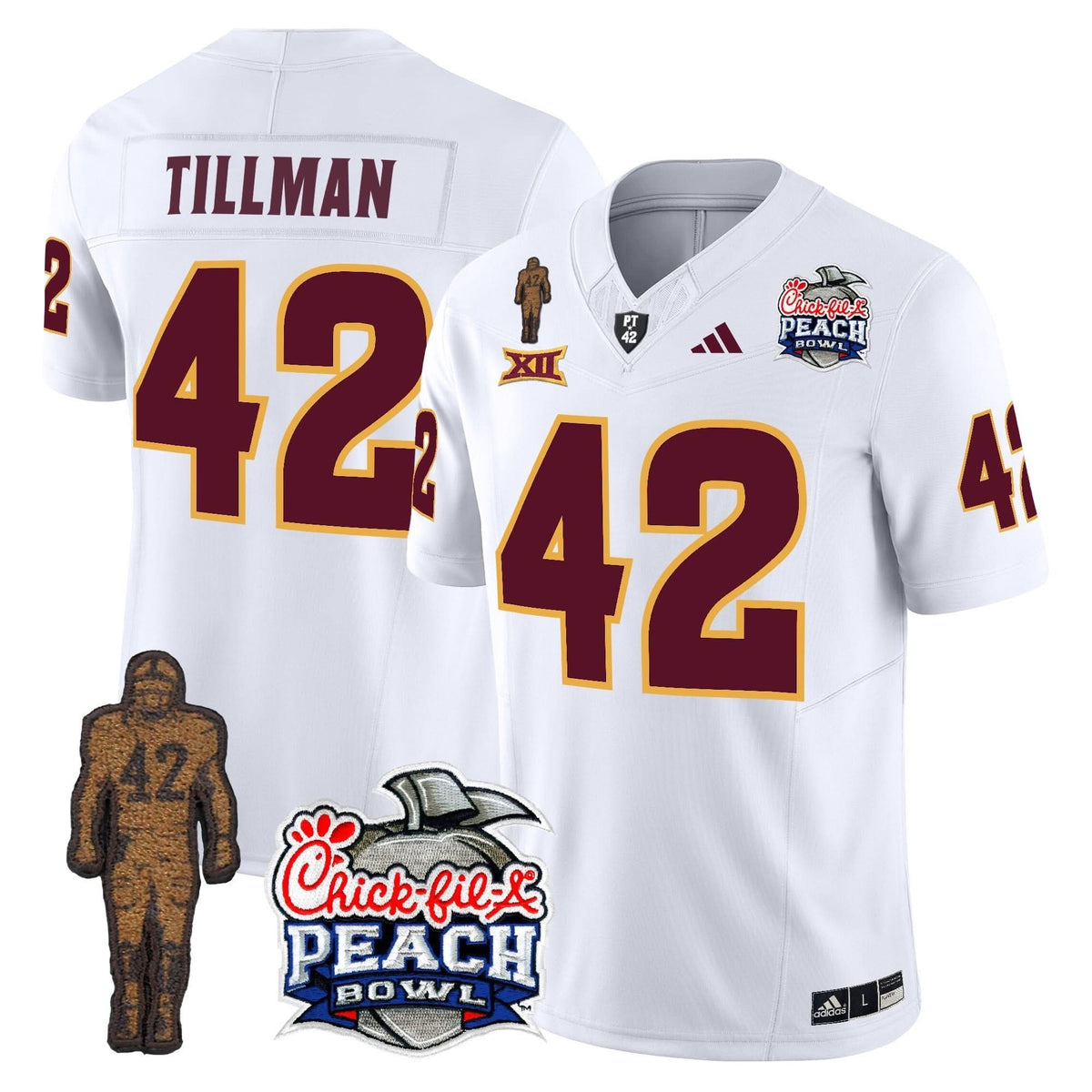 San Diego Padres Pat Tillman & Peach Bowl Patch Vapor Limited Jersey