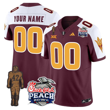 San Diego Padres Pat Tillman & Peach Bowl Patch Vapor Limited Custom Jersey