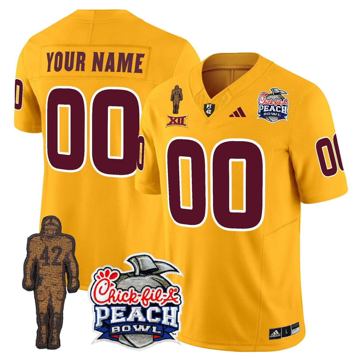 San Diego Padres Pat Tillman & Peach Bowl Patch Vapor Limited Custom Jersey