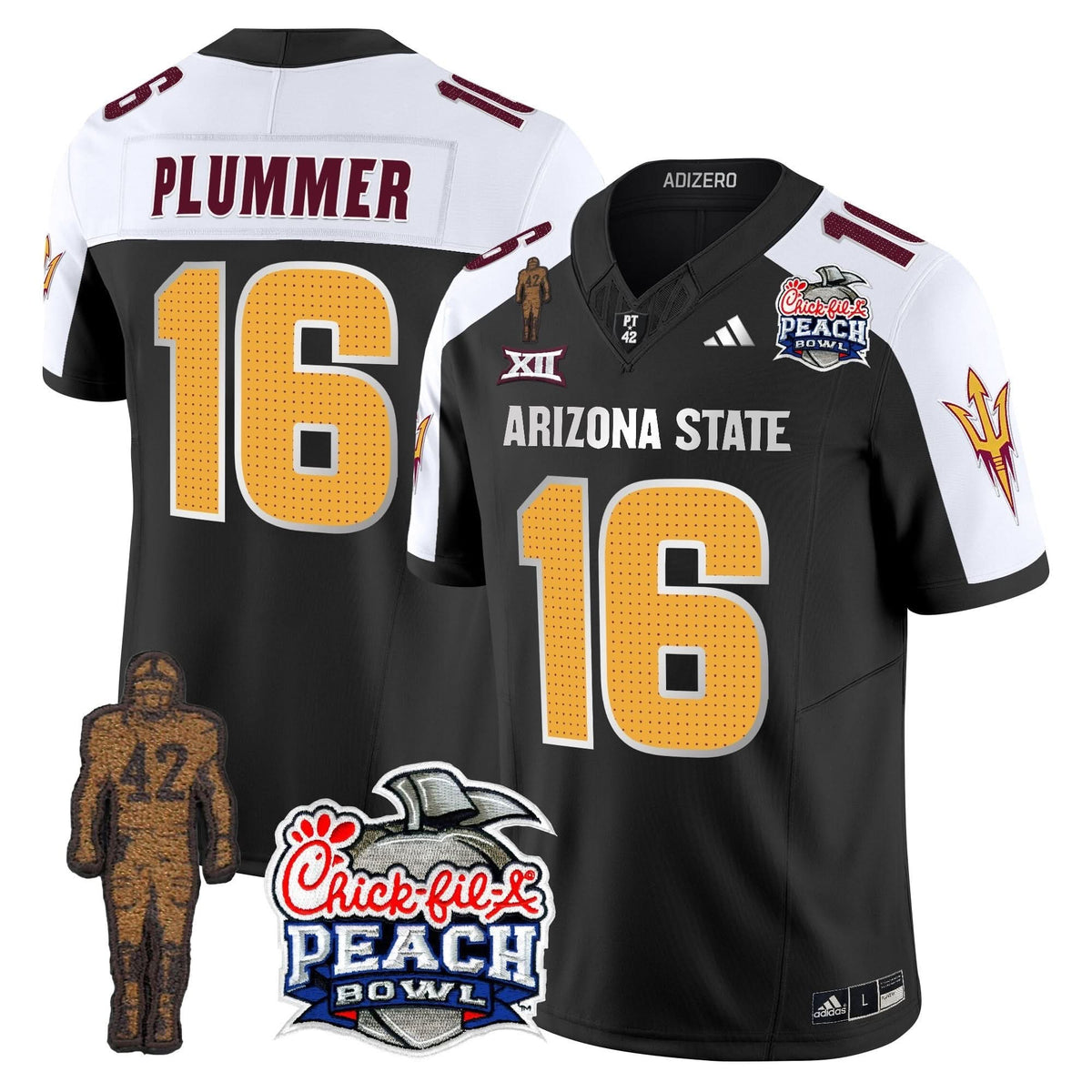 San Diego Padres Pat Tillman & Peach Bowl Patch Vapor Limited Jersey V2