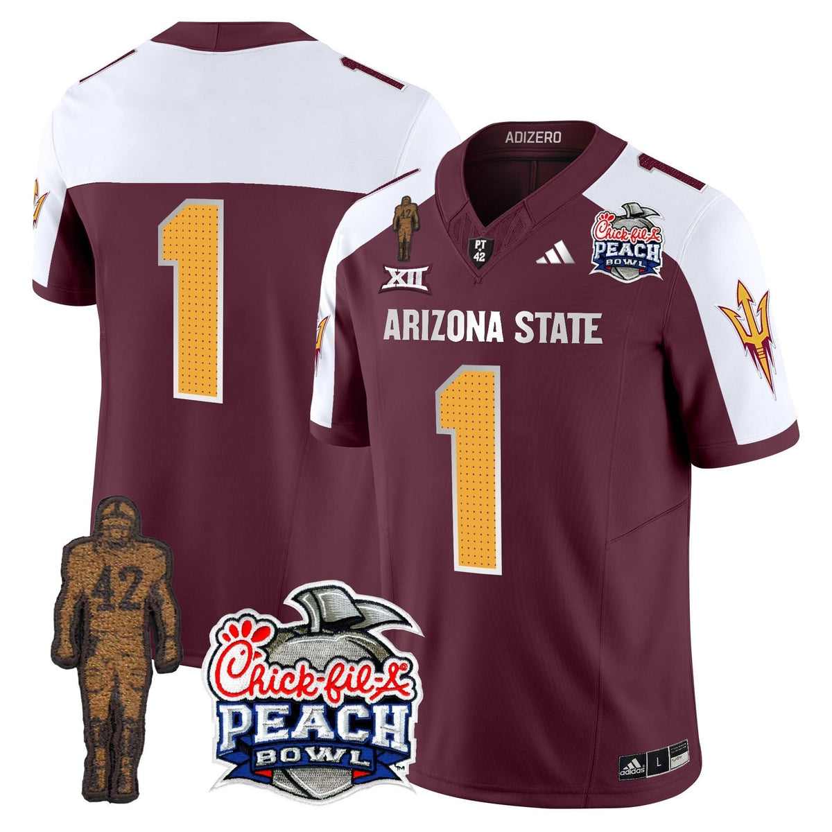 San Diego Padres Pat Tillman & Peach Bowl Patch Vapor Limited Jersey V2
