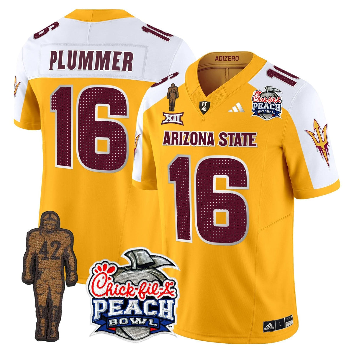 San Diego Padres Pat Tillman & Peach Bowl Patch Vapor Limited Jersey V2