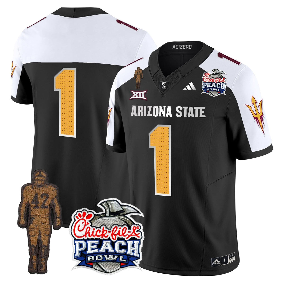 San Diego Padres Pat Tillman & Peach Bowl Patch Vapor Limited Jersey V2